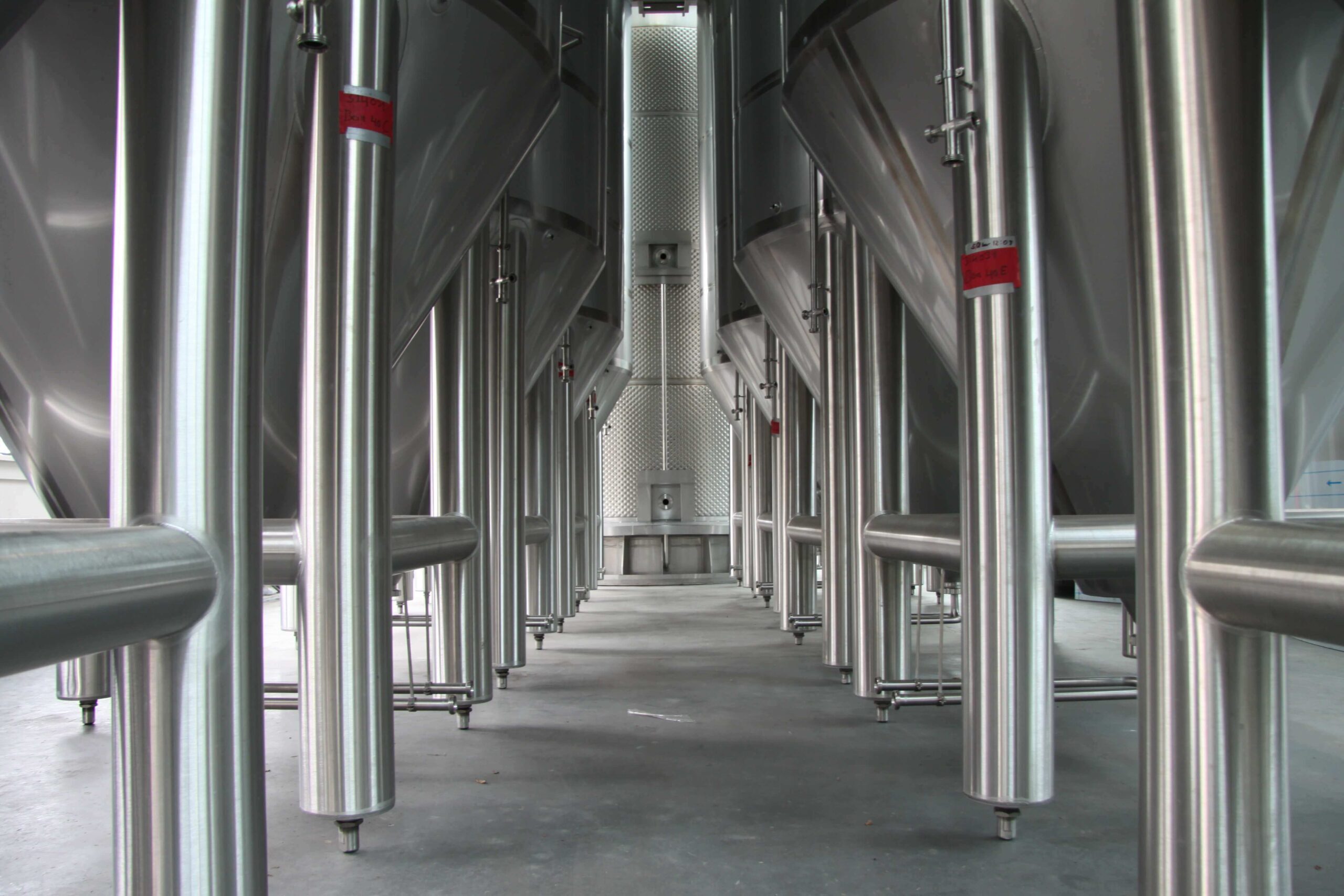 Custom made beer tanks