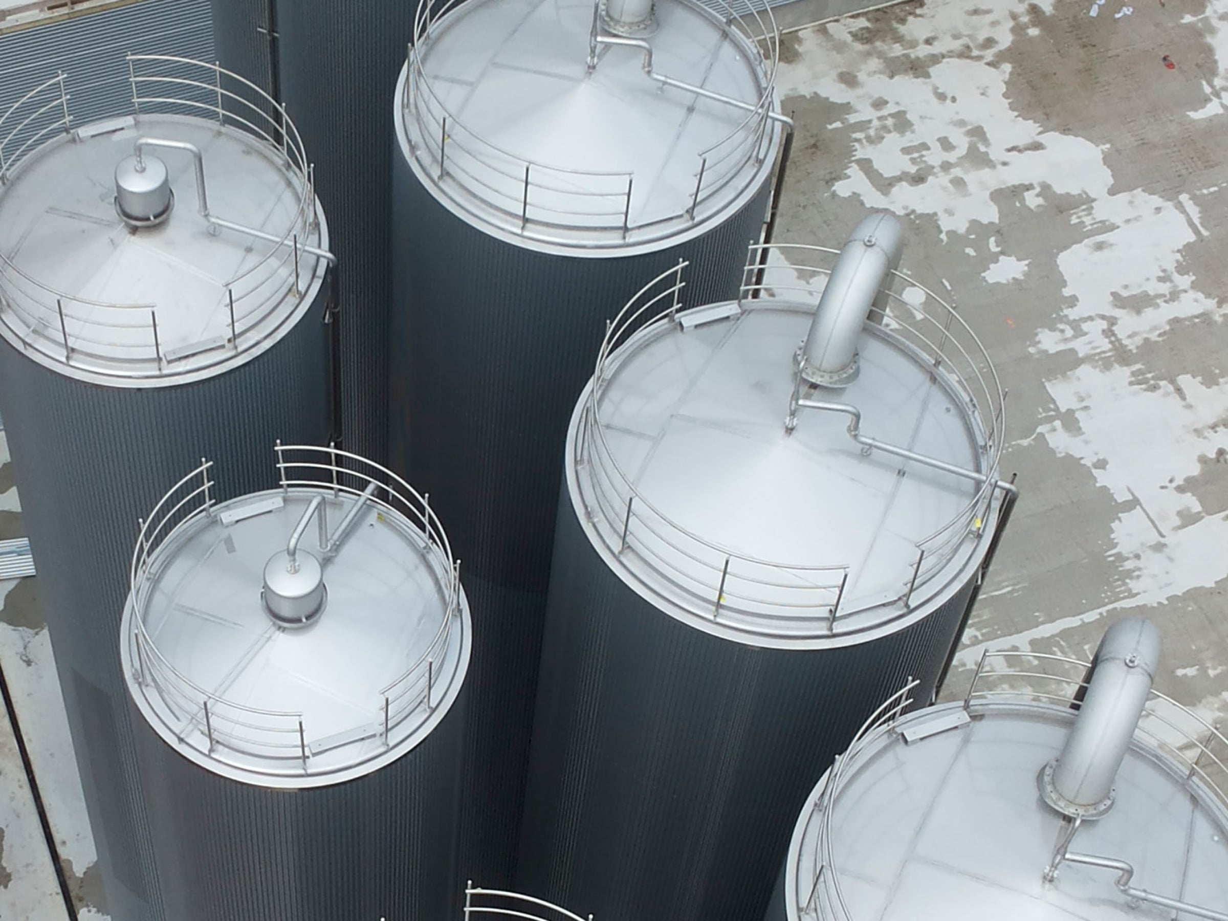Tanks for dairy products