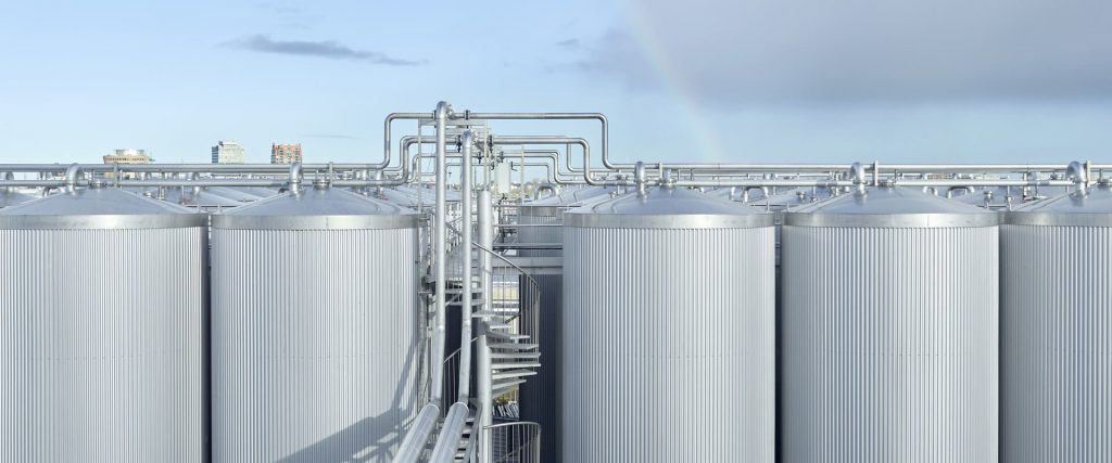 Stainless steel storage tanks