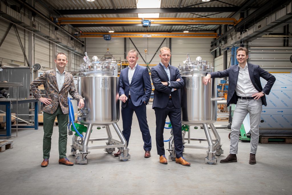 Sales Manager Joost Nieuwlaat, CEO Fred Boere, COO Arno Rodenburg and Commercial Director Gerard Blok