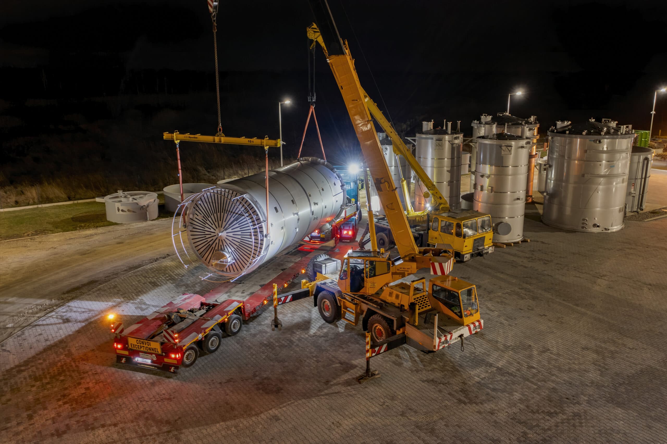 4 chemische opslagtanks voor Mitsubishi Chemical Engineering Corporation