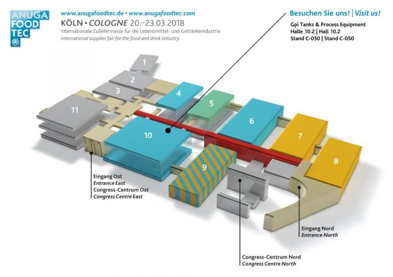 Anuga foodtec - drawing