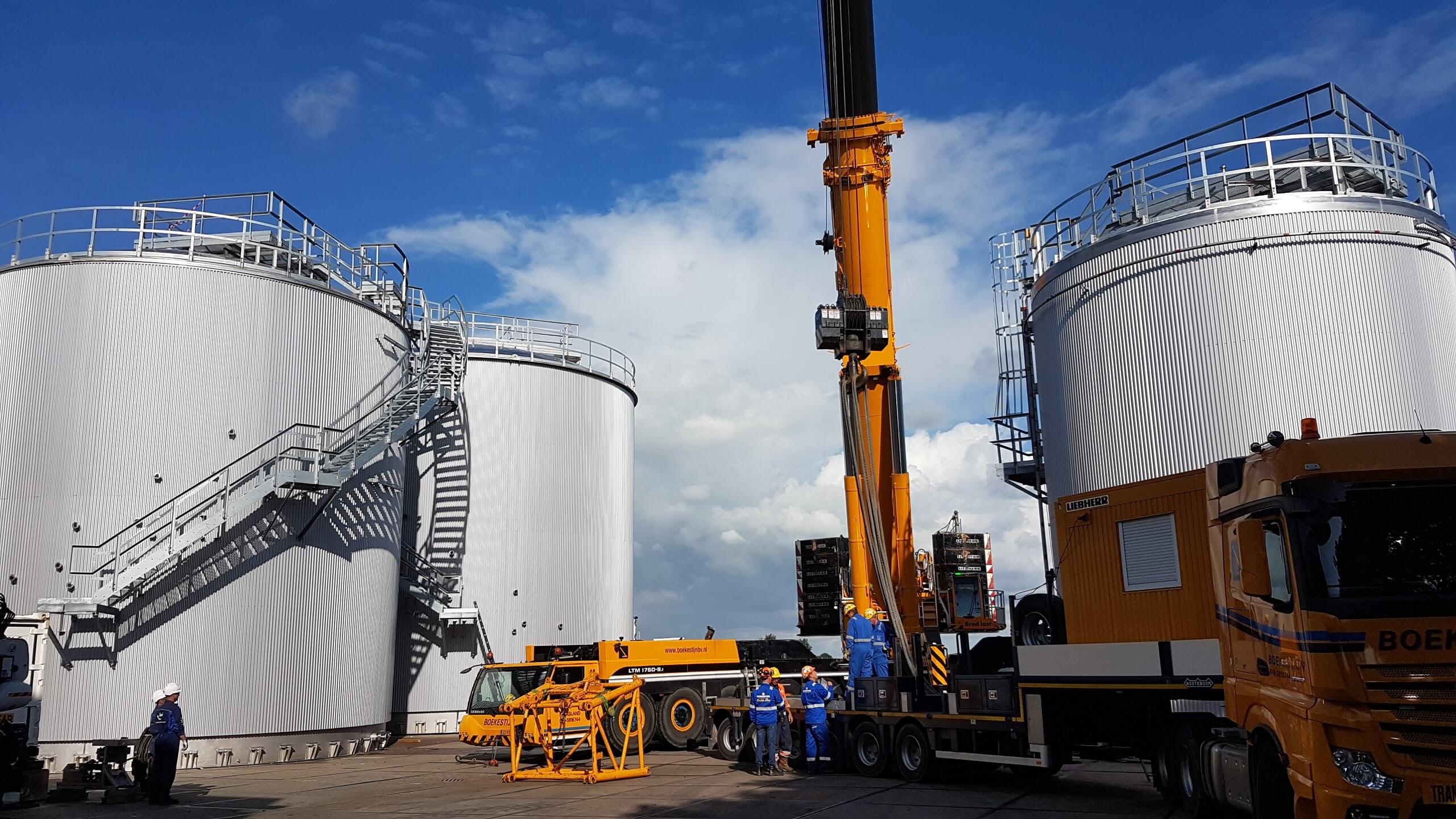 Gpi tanks on location