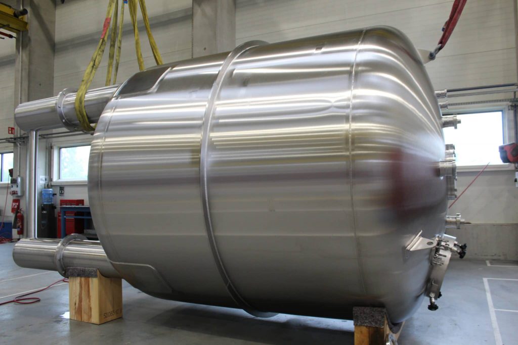 Edelstahl-Lagertank