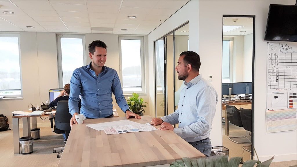 Rick Cluistra at the office of Gpi