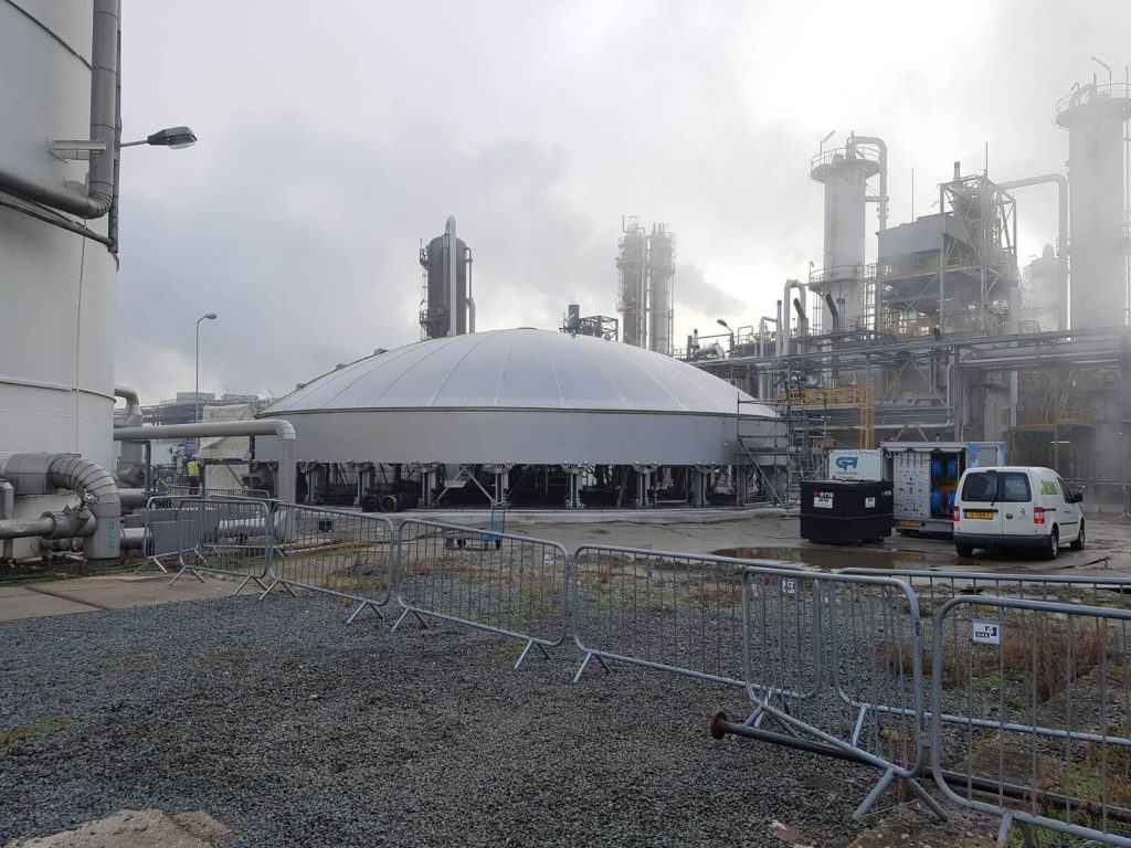 on site demiwater storage tank