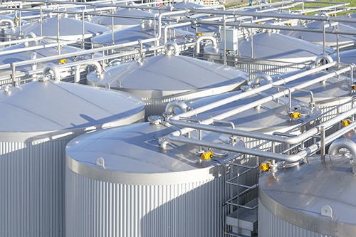 Isolatie dubbelwandige tank