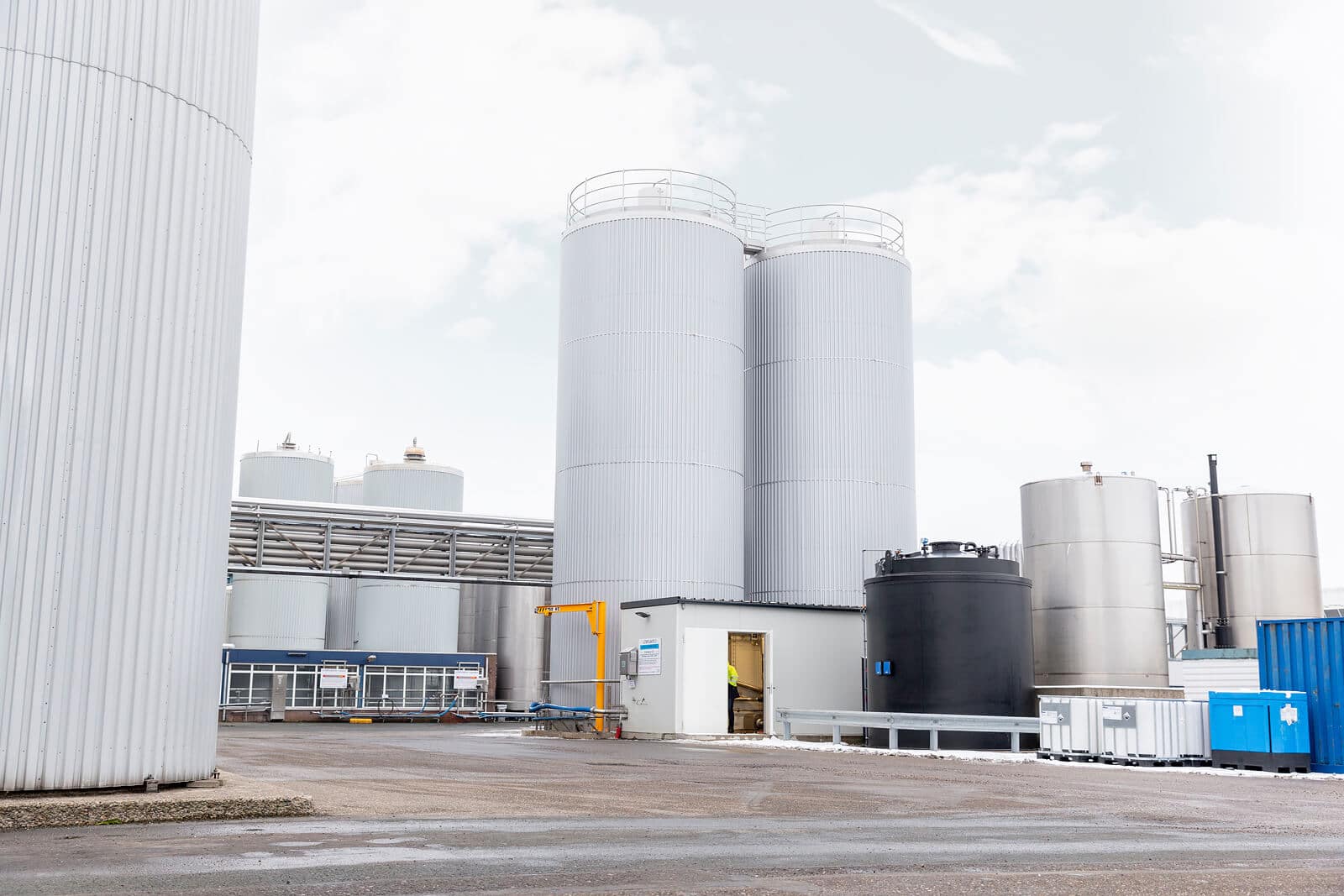Raw milk tank