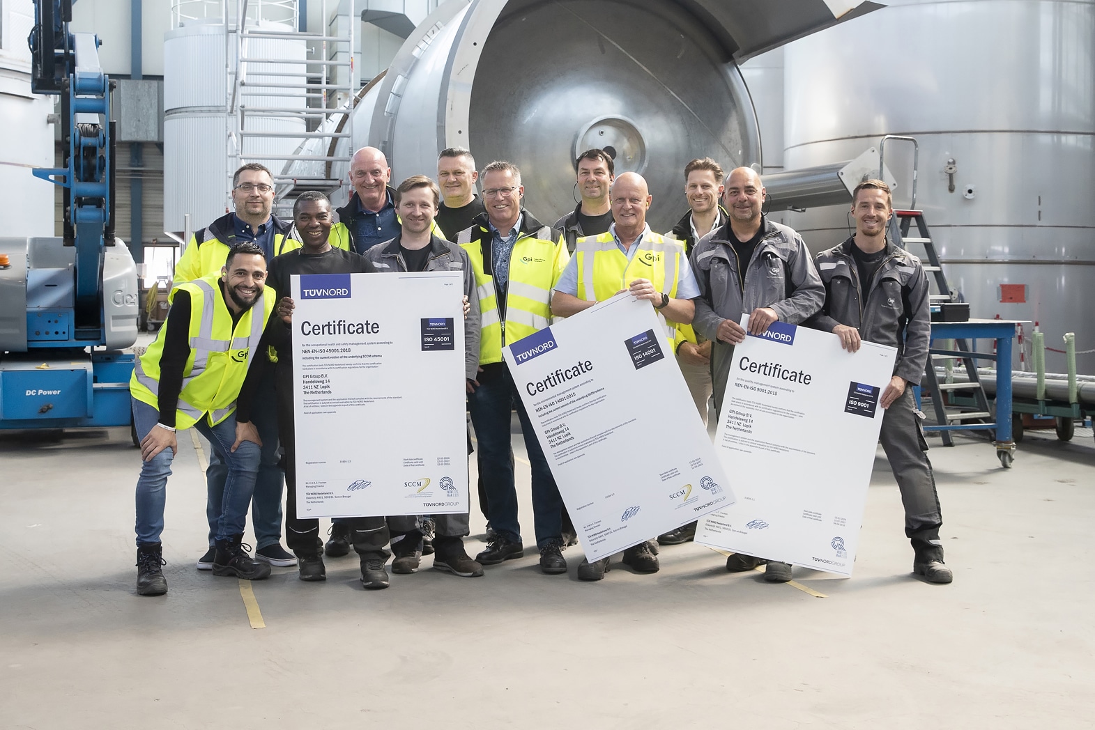 Gpi Group achieves ISO 9001, 14001, and 45001 certifications